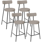 Kit 04 Banquetas Baixa Para Cozinha Sala De Jantar Bar Bancad
