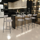 Kit 04 Banquetas Baixa Para Cozinha Sala De Jantar Bar Bancad