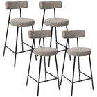 Kit 04 Banquetas Baixa Para Cozinha Sala De Jantar Bar Bancad