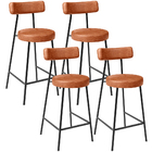 Kit 04 Banquetas Baixa Para Cozinha Sala De Jantar Bar Bancad