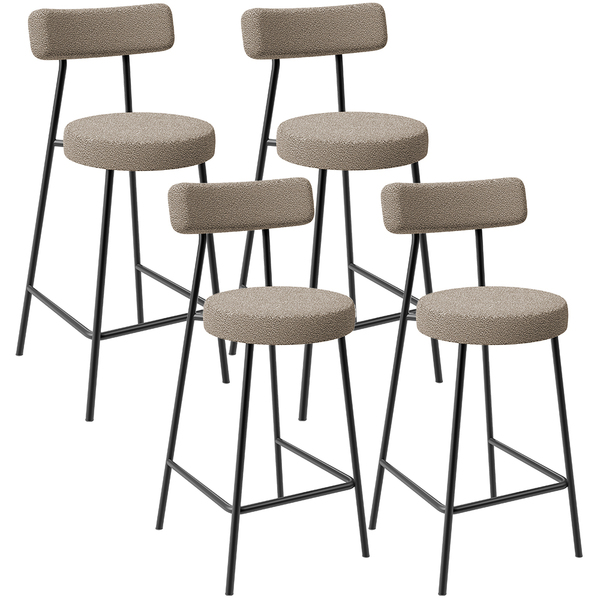 Kit 04 Banquetas Baixa Para Cozinha Sala De Jantar Bar Bancad