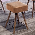 Kit 04 Banquetas Baixas Decorativas Rio 50x32cm Com Pés Palit