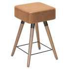 Kit 04 Banquetas Baixas Decorativas Rio 50x32cm Com Pés Palit