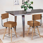 Kit 04 Banquetas Cadeiras Decorativas Barcelona 73cm Com Enco