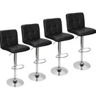 Kit 04 Banquetas Cozinha Americana Bancada Giratória Alta Pre