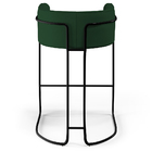 Kit 04 Banquetas Decorativas Fixa Base De Aço Preto Betina D0