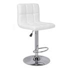 Kit 04 Banquetas Estofadas Vox Com Regulagem Branca L15 - Fac