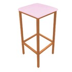 Kit 04 Banquetas Industrial Donna Suede Base Cobre D'rossi -