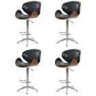 Kit 04 Banquetas Kobe Giratória Regulagem De Altura Base Estr