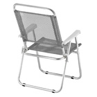 Kit 04 Cadeira De Praia Encosto Alto  Sun Plus Cinza