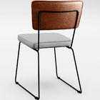 Kit 04 Cadeira Decorativa Estofada Sala Jantar Allana L02 Cou