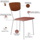 Kit 04 Cadeira Para Sala De Jantar Village Branco C01 Linho R