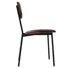 Kit 04 Cadeira Para Sala De Jantar Village Preto C01 Courino