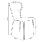 Kit 04 Cadeira Para Sala De Jantar Village Preto C01 Linho Pr