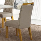 Kit 04 Cadeira Sala De Estar Atenas Premium Moveis Leifer Fre