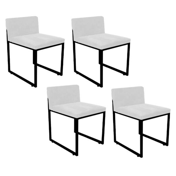 Kit 04 Cadeiraa De Jantar Escritório Recepção Lee Office Indu