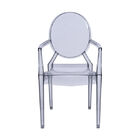 Kit 04 Cadeiras Boxbit Invisible Policarbonato Incolor Com Br