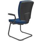 Kit 04 Cadeiras De Escritório Fixa Executiva Office Preto Sli