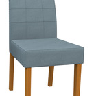 Kit 04 Cadeiras De Jantar Aline Animalle Azul Wd26 Pés Ypê -