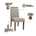 Kit 04 Cadeiras De Jantar Aline Animalle Marfim Wd25 Pés Amên