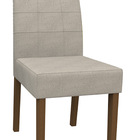 Kit 04 Cadeiras De Jantar Aline Animalle Marfim Wd25 Pés Amên