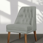 Kit 04 Cadeiras De Jantar Bela Suede Cinza Claro - Meu Lar De