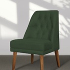 Kit 04 Cadeiras De Jantar Bela Suede Verde - Meu Lar Decor