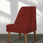 Kit 04 Cadeiras De Jantar Bela Suede Vinho - Meu Lar Decoraçõ