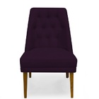 Kit 04 Cadeiras De Jantar Bela Veludo Roxo - Meu Lar Decor