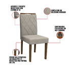 Kit 04 Cadeiras De Jantar Cecília Animalle Marfim Wd25 Pés Am