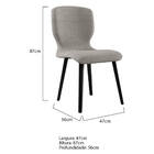 Kit 04 Cadeiras De Jantar Cris C03 - Amarena Móveis - Ébano