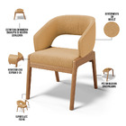 Kit 04 Cadeiras De Jantar E Estar Living Estofada Lince L02 B