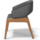 Kit 04 Cadeiras De Jantar E Estar Living Estofada Lince L02 L