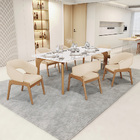 Kit 04 Cadeiras De Jantar E Estar Living Estofada Lince L02 L