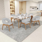 Kit 04 Cadeiras De Jantar E Estar Living Estofada Lince L02 L