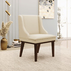 Kit 04 Cadeiras De Jantar Liz Corino Base Fixa Madeira Tabaco