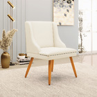 Kit 04 Cadeiras De Jantar Liz Linho Palha A32 Pés Palito Cast