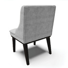 Kit 04 Cadeiras De Jantar Liz Suede Base Fixa Madeira Preto D