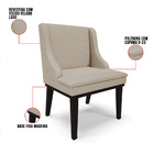 Kit 04 Cadeiras De Jantar Liz Veludo Luxo Prata A130 Base Fix