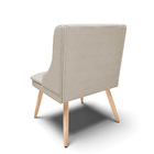 Kit 04 Cadeiras De Jantar Liz Veludo Prata A130 Pés Palito Na