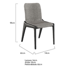 Kit 04 Cadeiras De Jantar Maitê C03 Sem Braço - Amarena Móvei