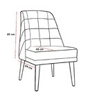 Kit 04 Cadeiras De Jantar Paris Suede Bege