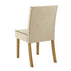 Kit 04 Cadeiras De Jantar Talita Veludo Linho Base Nature - D
