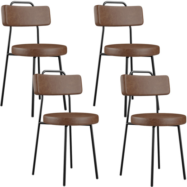 Kit 04 Cadeiras Decorativa Estofada Para Sala De Jantar Barce