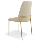 Kit 04 Cadeiras Decorativa Estofada Para Sala De Jantar Doura