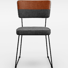 Kit 04 Cadeiras Decorativas Allana L02 Faixa Couríssimo Camel