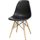 Kit 04 Cadeiras Decorativas Eiffel Charles Eames F03 Preto Co