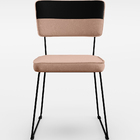 Kit 04 Cadeiras Decorativas Estofada Allana L02 Faixa Facto P