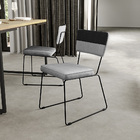 Kit 04 Cadeiras Decorativas Estofada Base Aço Allana L02 Faix