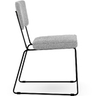 Kit 04 Cadeiras Decorativas Estofada Base De Aço Allana L02 B